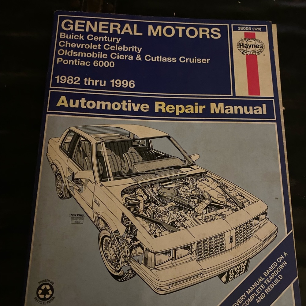 Haynes General Motors 1982-1996 automotive repair manual 38005 (829)Ciera